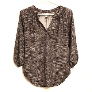 Dynamite animal printed blouse size XS